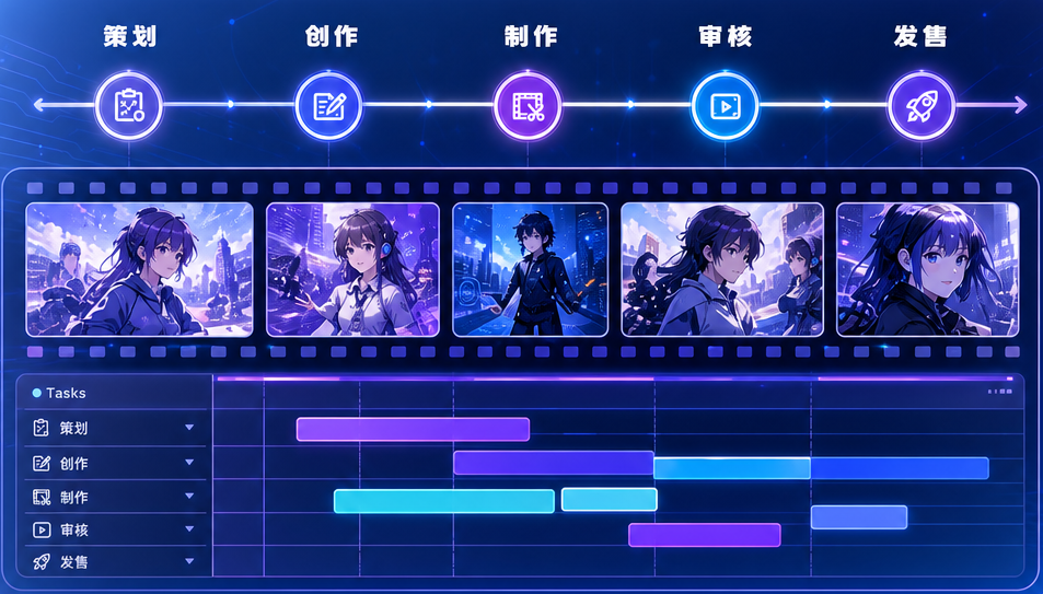 漫剧生产制作全流程平台